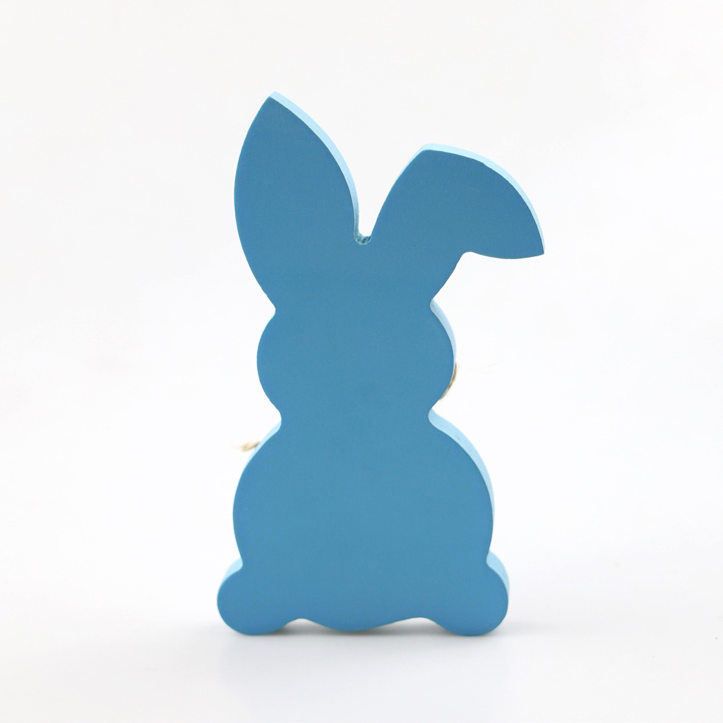 Simple Style Rabbit Flower Wood Ornaments display picture 9