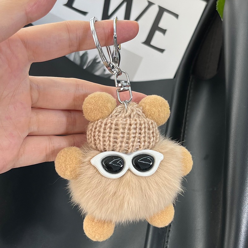 Nueva mascota Linda pequeña Cerda monstruo muñeca colgante anti-perdida llavero mochila colgante felpa Super lindo regalo