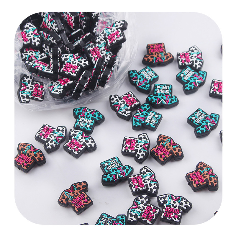 Productos creativos para bebés DIY dibujos animados ropa de enfermería joyas de silicona pezón cadena de dientes molares accesorios de pulsera de diente