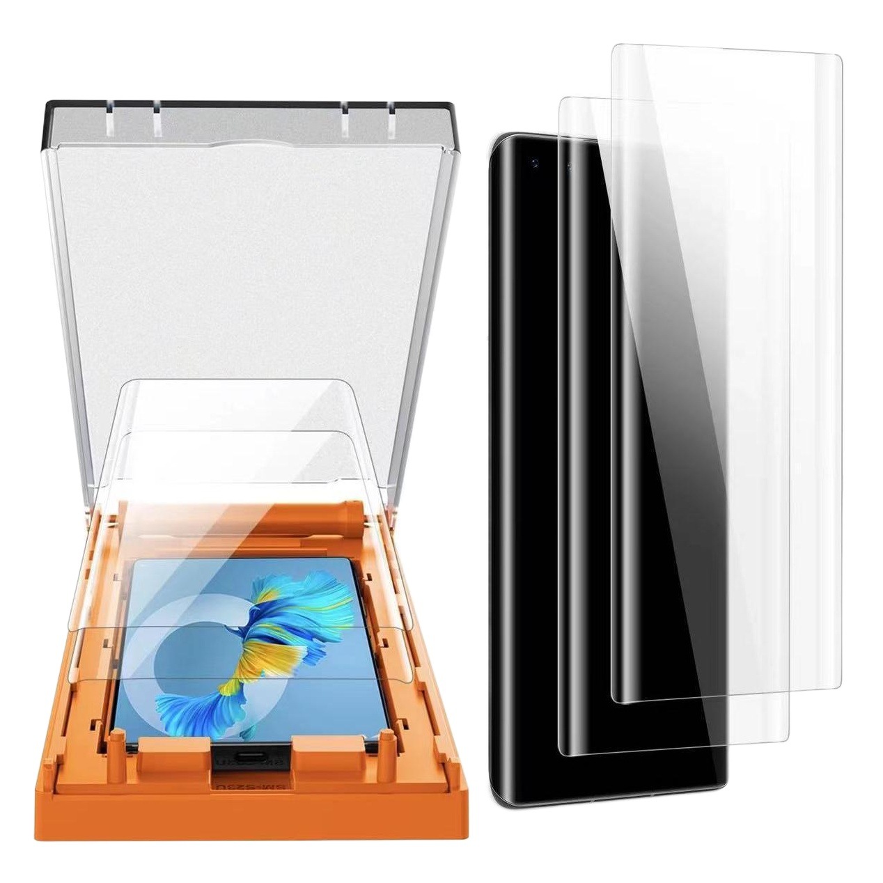 Aplicable a Huawei Honor cabina libre de polvo mate60pro/40pro/30pro/50 honor 80 Pantalla Completa película templada