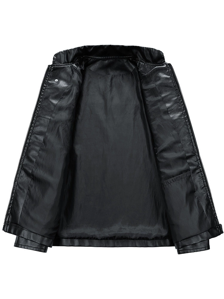 Jacket, Windproof Polyurethane Autumn Jacket, Thickened Cotton-Lined, Sizes M–3XL