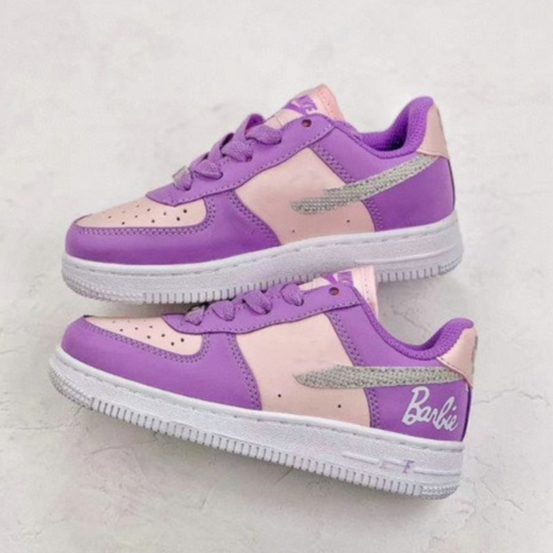 Putian children's shoes, high-quality replica of the original NK Barbie children's low-top sneakers