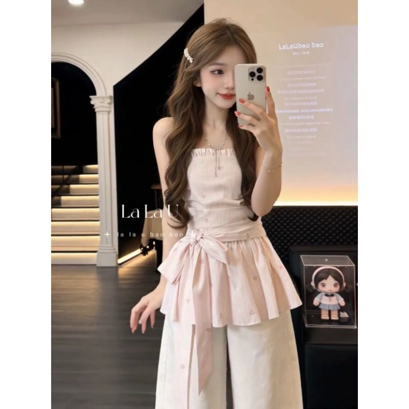 French-Style One-Shoulder Tube Top for Women 2026 Autumn and Summer New Style Elegant Slim Fit Sexy Top for Women French-Style One-Shoulder Tube Top for Women 2026 Autumn and Summer New Style Elegant Slim Fit Sexy Top for Women