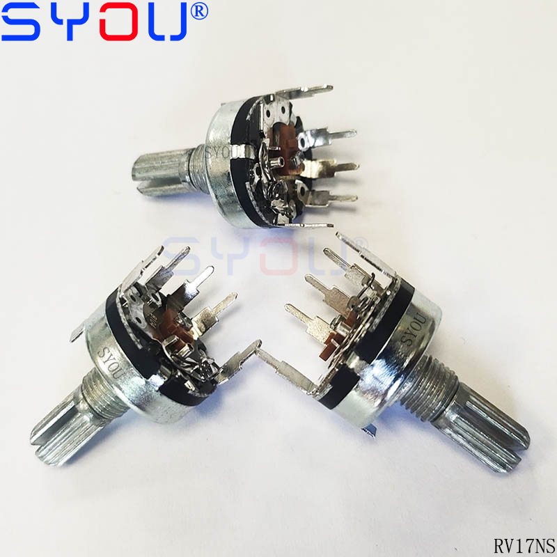 10k电位器批发RV17NS插件多圈电位器 17mm单联电位器rv17电位器