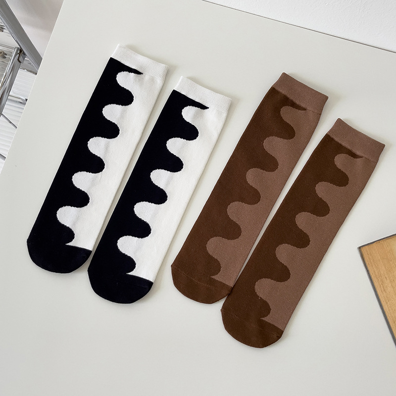 Niche Retro Design Socks Female Cotton Socks South Korea Ins