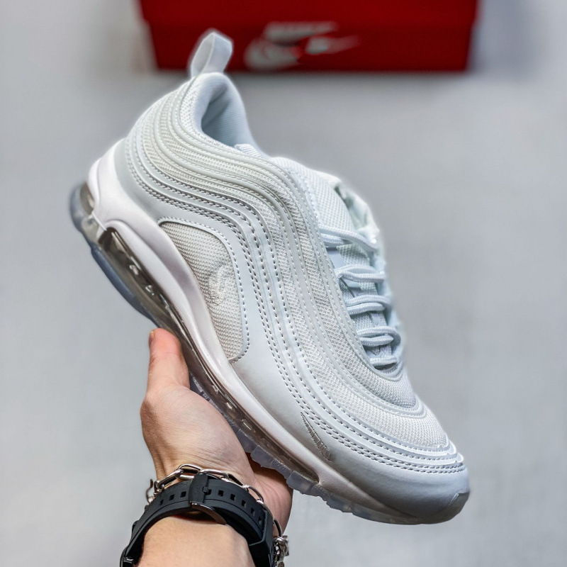 Pure original Max 97 retro bala reflectante aire cojín zapatos de trotar transpirable amortiguación versátil zapatos deportivos casuales de moda para hombres y mujeres