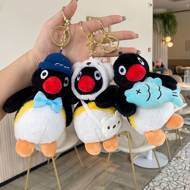 Cute Cute Dress Penguin Plush Toy Pendant Cartoon School Bag Hanging Keychain Couple Doll Doll Gift Cute Cute Dress Penguin Plush Toy Pendant Cartoon School Bag Hanging Keychain Couple Doll Doll Gift