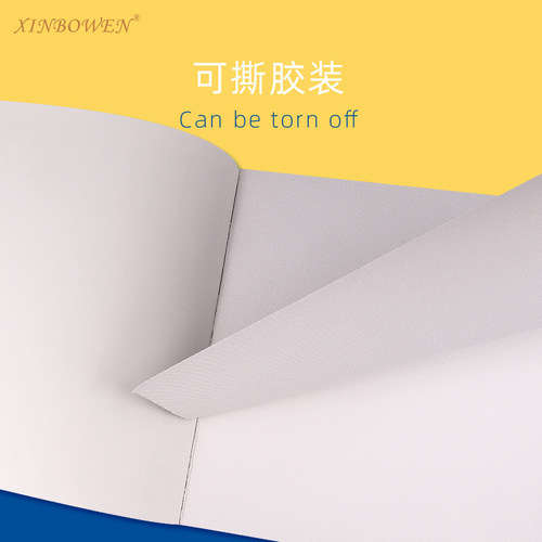 Painting 280G cotton pulp canvas A3/A4/A5 portable beginners can directly paint cotton painting book