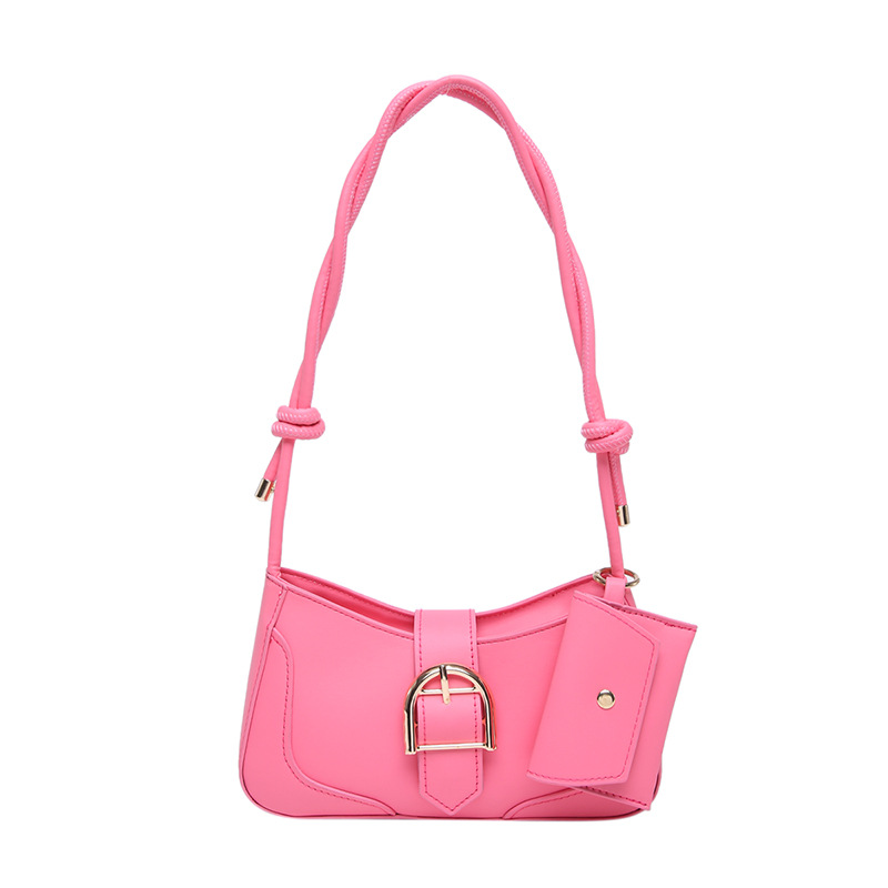 Nicho popular crescente bolso debajo de la axila 2024 invierno nuevo bolso de mujer bolso de hombro simple bolso cuadrado
