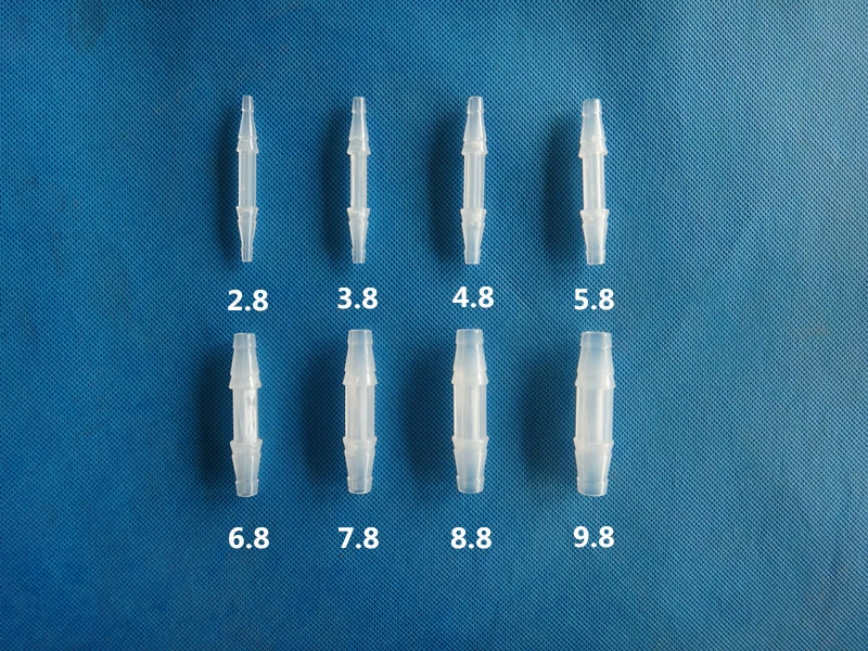 Пластиковый внешний шестигранник равного диаметра Прямо-сквозной шланг Пагода Прямо-через двустороннее соединение 3,8 мм Прямое пагода Шланг
