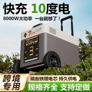 Travel capacious handheld power supply for camping, high power
