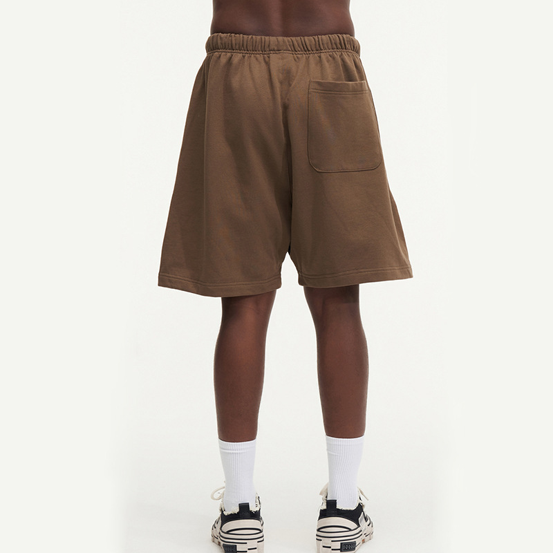 2024 pantalones cortos casuales de lazo de verano de hombre pantalones deportivos de fitness sueltos de color sólido para correr pantalones casuales simples