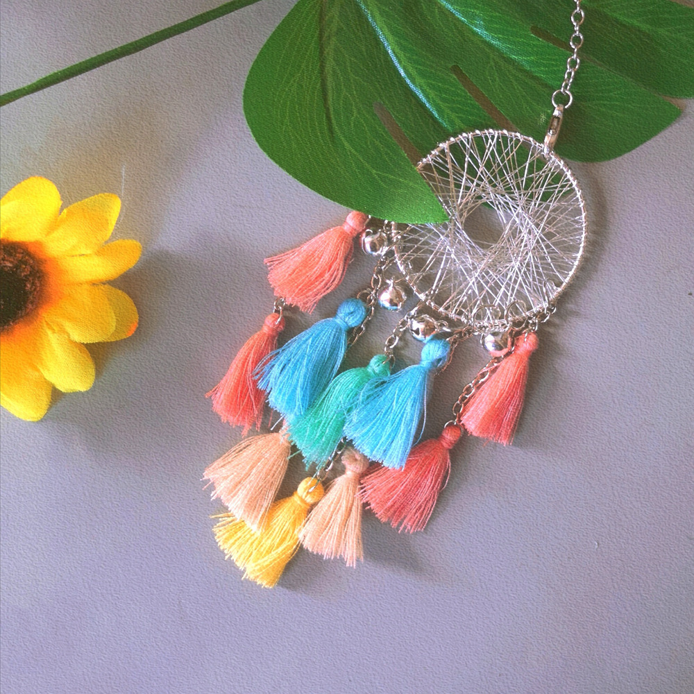 創意流蘇挂件 捕夢網車挂件車內裝飾品少女心禮品房間裝飾