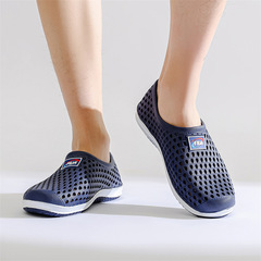 Drifting Tourism: Baotou Shoes, Hole-Design Sandals, Men's Shoes; 2022 Summer New Arrival — Breathable Soft-Soled Slippers & Beach Sandals for Women