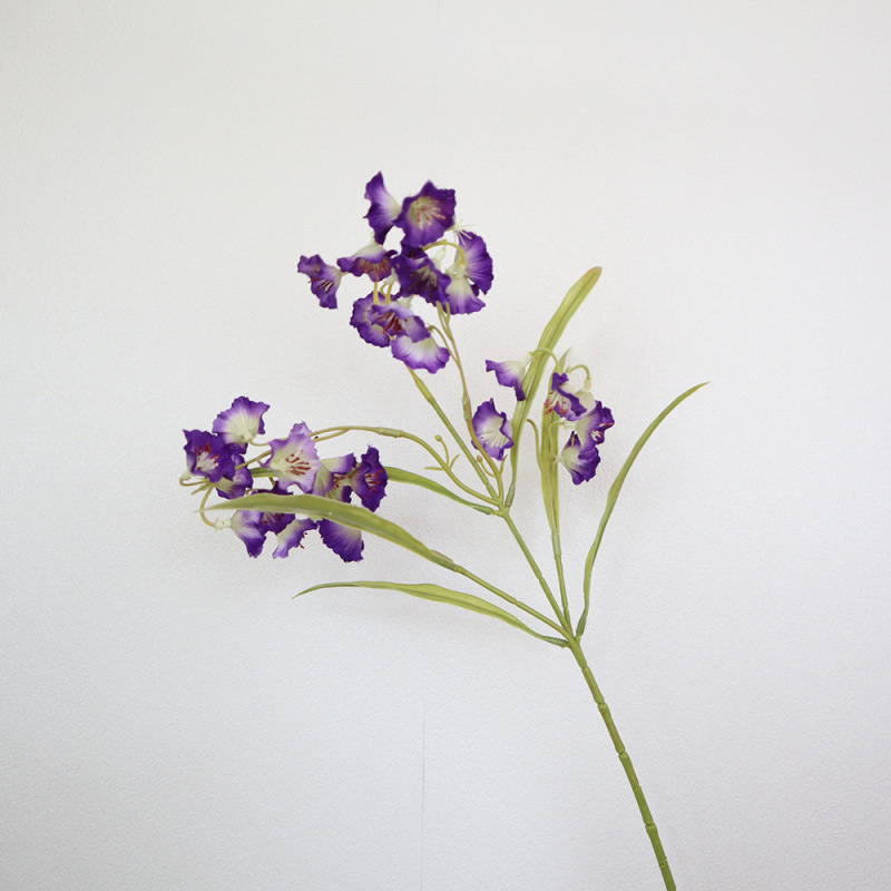 模擬高品質 3 枝風鈴花の枝花束ホームハイエンドソフト装飾花撮影小道具花瓶フラワーアレンジメント|undefined