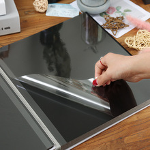 自粘贴式BOPP高透膜粘胶白卡内页黑色diy加活页影集可定尺寸内芯