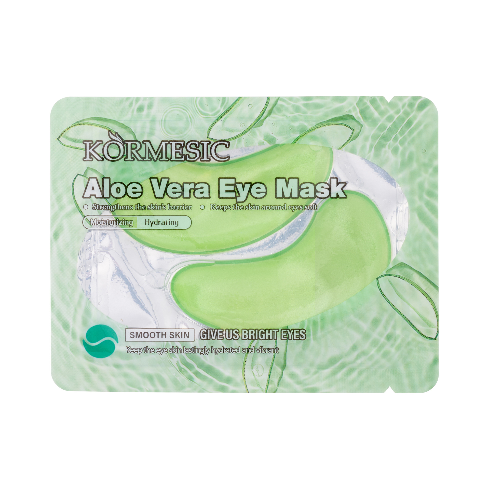 KORMESIC 알로에 수분 진정 아이 마스크 7.5g [해외 직구 상품, 국내 판매 금지. 구매 시 면책 조항에 동의하며 책임은 구매자에게 있습니다.]