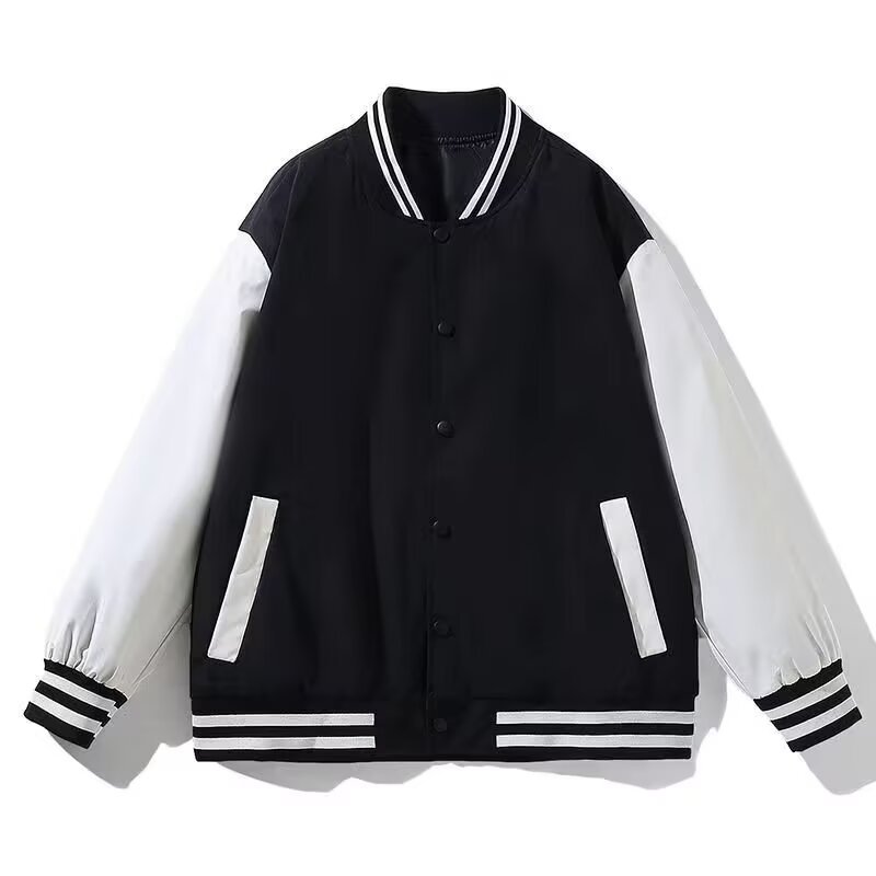 B107 블랙 심플 자켓 [이중안감]