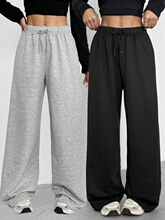 A 43330 Warm Loose Wide Leg Pants �������e�lѝ �羳����