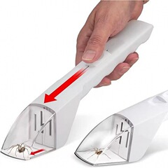 InsectCatcher ハンドヘルド昆虫キャッチャー、ミツバチキャッチャー、ゴキブリとクモの捕獲ツール、蚊よけ