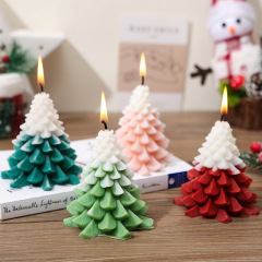 クリスマスツリーキャンドルアロマギフトボックスクリエイティブクリスマス雰囲気手作り装飾品クリスマスアロマキャンドルお土産