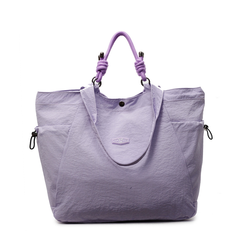 Bolsa de viaje de nylon lavable de gran capacidad nueva moda ocio universal bolsa de hombro de mujer