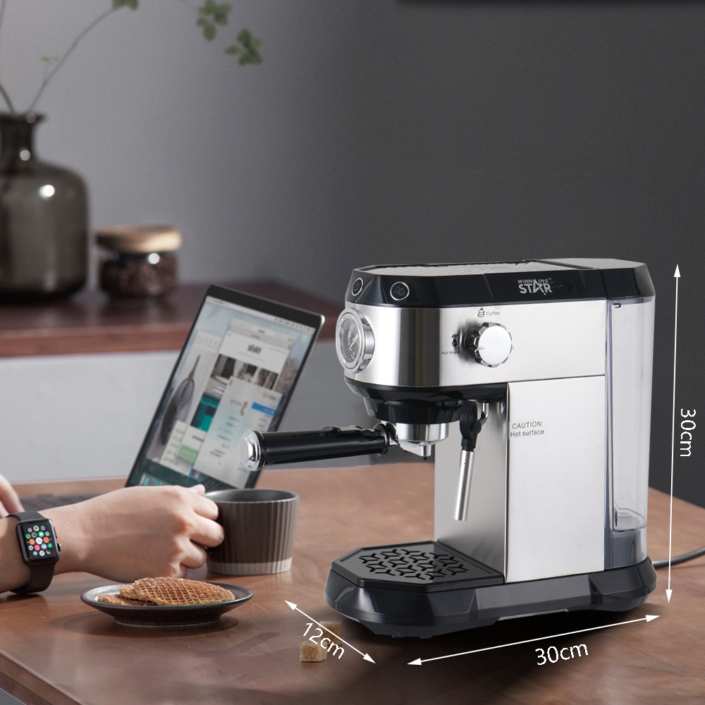 Winningstar estándar británico estándar europeo hogar cafetera té cerveza café vapor leche cerveza máquina de café