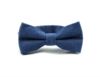 Fashionable denim bow tie for leisure with bow