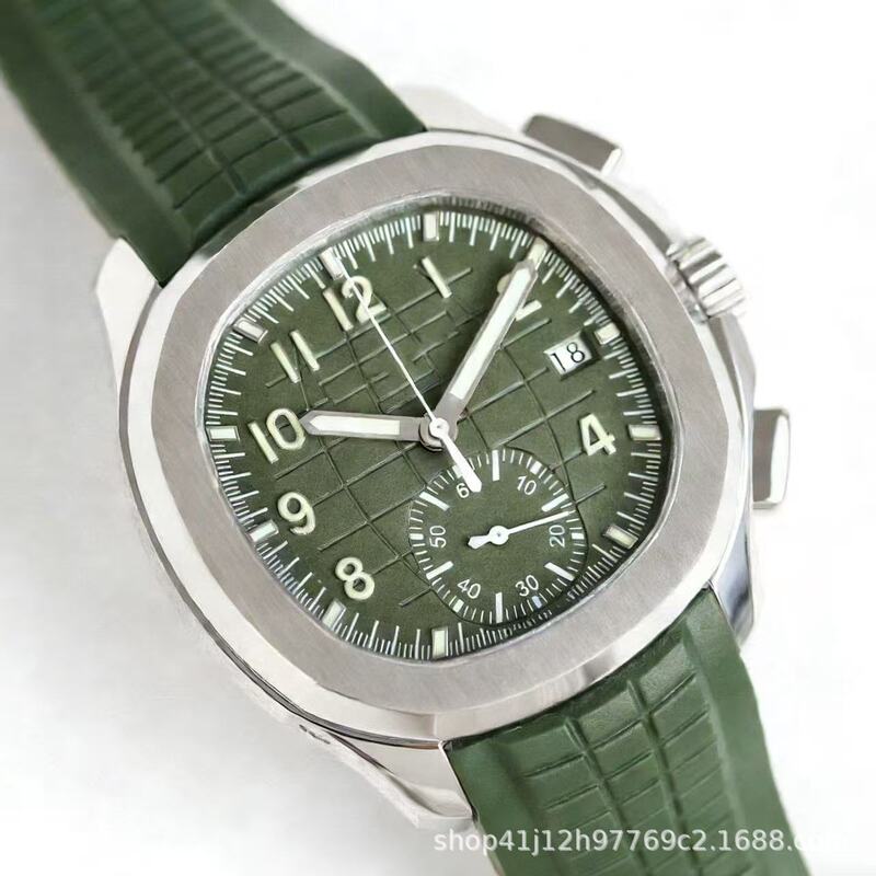 Nautilus watch, rubber watch, Patek Grenade series, fully automatic mechanical men's watch, manufacturer wholesale and direct delivery
