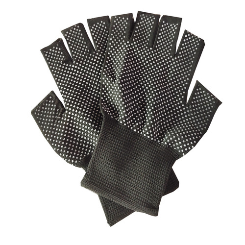 Nylon finger-breaking gloves for mountaineering and cycling, finger-less, unisex, non-slip, finger-breaking plastic work breathable gloves
