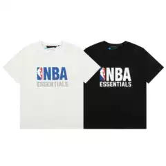 Fear of God Essentials Letter Print Oversized Sport Short Sleeve T-Shirt for Couples Unisex