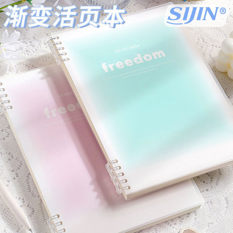 Mini Loose Leaf Thickened b5 loose-leaf notebook gradient does not cross the han