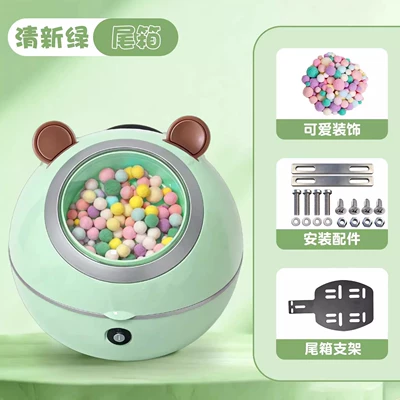 Decorative Accessories for Electric Bikes — Electric car tail box - fresh-green-tail-box-bracket-tail-box