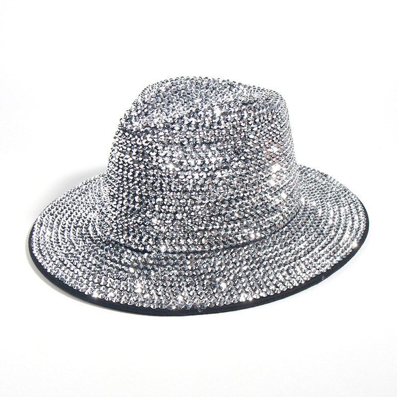 Comercio exterior europeo y americano personalidad gorra de clavos gorra de clavos gorra de diamante gorra de pescador estilo de escenario gorra de balde de fiesta gorra