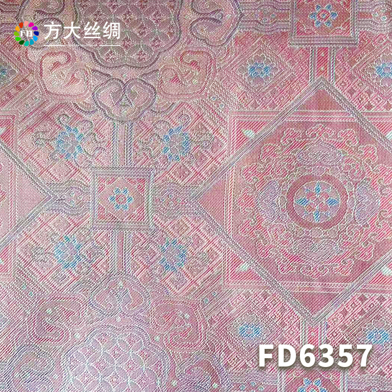 Ruyi Tuan flores Song Brocade 100% seda de morera 32,5 mm 140 cm vestido cheongsam vestido FD6357