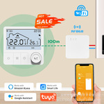 涂鸦Wifi锅炉恒温器无线供暖室电地暖水地暖电池供电燃气锅智能