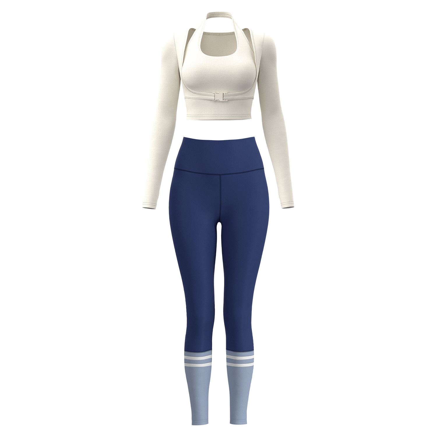 Juyi Tang mel桃 colgante con un conjunto de bra no usar sostén de alta resistencia yoga chaqueta deportiva