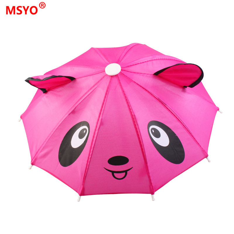 18 pulgadas muñeca paraguas American Girl muñeca juguete accesorios 20cm algodón muñeca vestir paraguas Accesorios