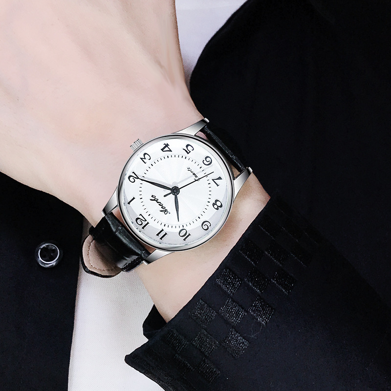 Special Watch for Civil Service Examination, Men's and Women'S, Middle and High School Students' Silent Large Digital Waterproof Quartz Couple Watch