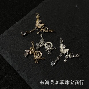 14K��ɫ����֦�~ˮ���p�������ħ�д������diyˮ���Ʒ���