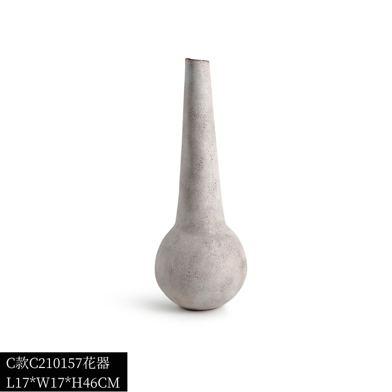 寂風陶磁器花瓶置物北欧レトロ芸術花器見本間客間生け花ソフトデスクトップアクセサリー