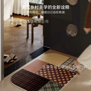 卢塞恩中古风浴室地垫家用卫生间厕所门口吸水防滑速干脚垫子满铺