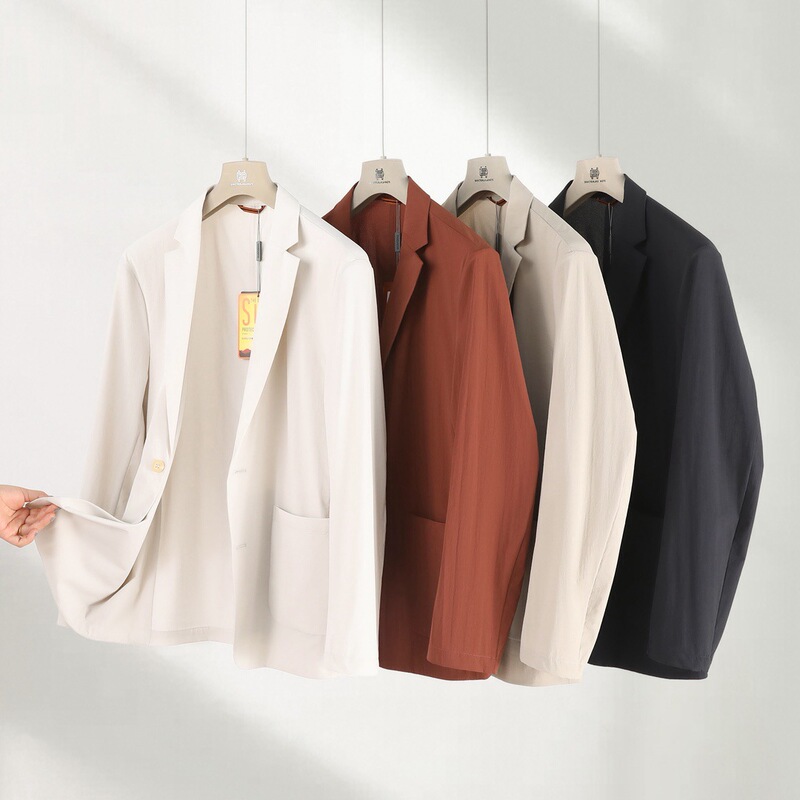 Master's Pen Cabinet 25900 Summer New Men's Lightweight Quick-Drying Portable Storage Commuting Casual Suit Jacket