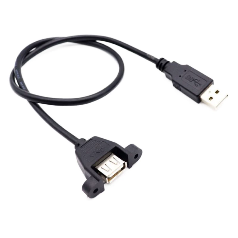 USB удлинитель провода к матке с ушами все медь плюс плетеный сетевой кабель экранированный кабель для передачи данных антимагнитный разъем