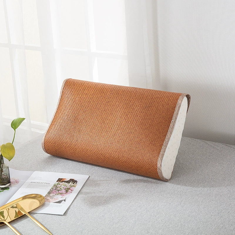 Подушка с эффектом памяти коврик крутой подушка коврик подушка полотенце соломенный коврик из ротанга с эффектом памяти наволочка бамбук и ротанг Двусторонняя наволочка