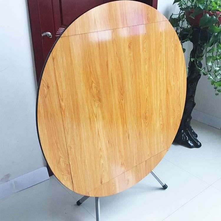 Round Simple Folding Dining Table Square Table Solid Wood Dining Table Large Round Table Small Apartment Home Folding Dining Table