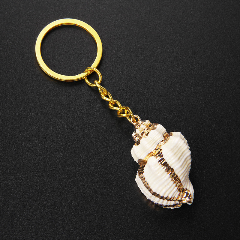 Marine Style Style Marine Style Shell Shell Metal Unisex Bag Pendant Keychain