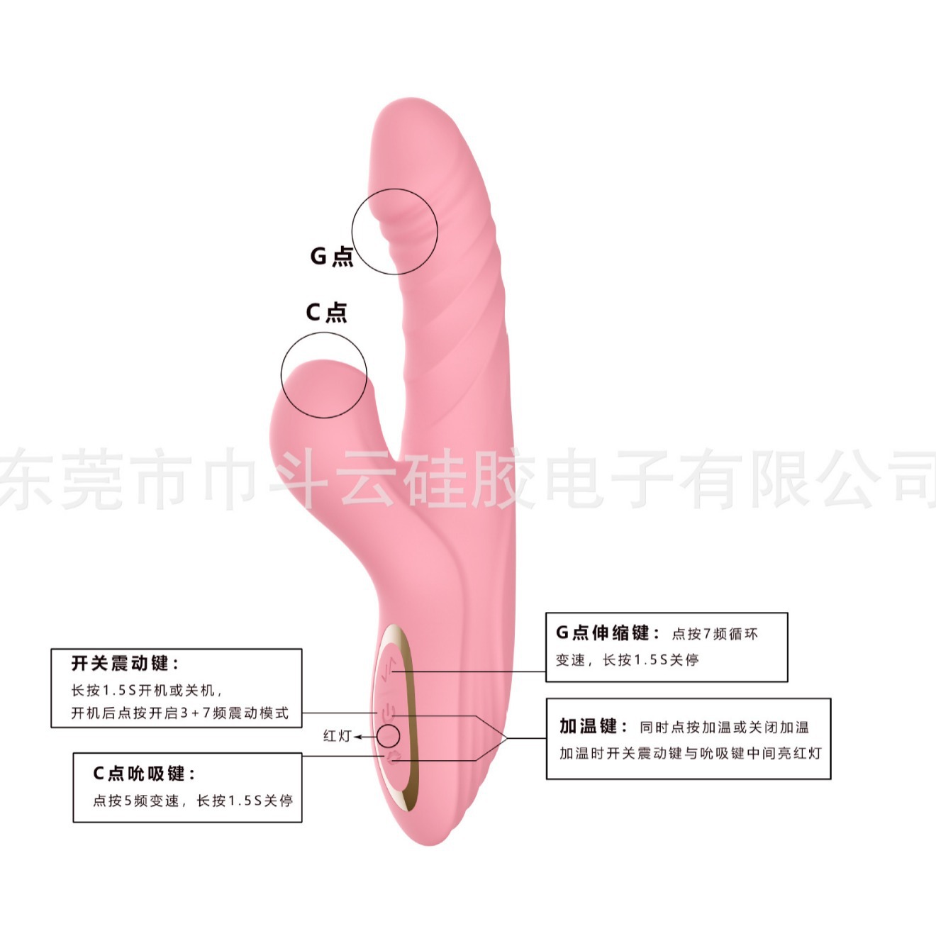Nueva retráctil de succión calefacción vibrador masturbación femenina vibrador masajeador sexy clímax hembra adulta