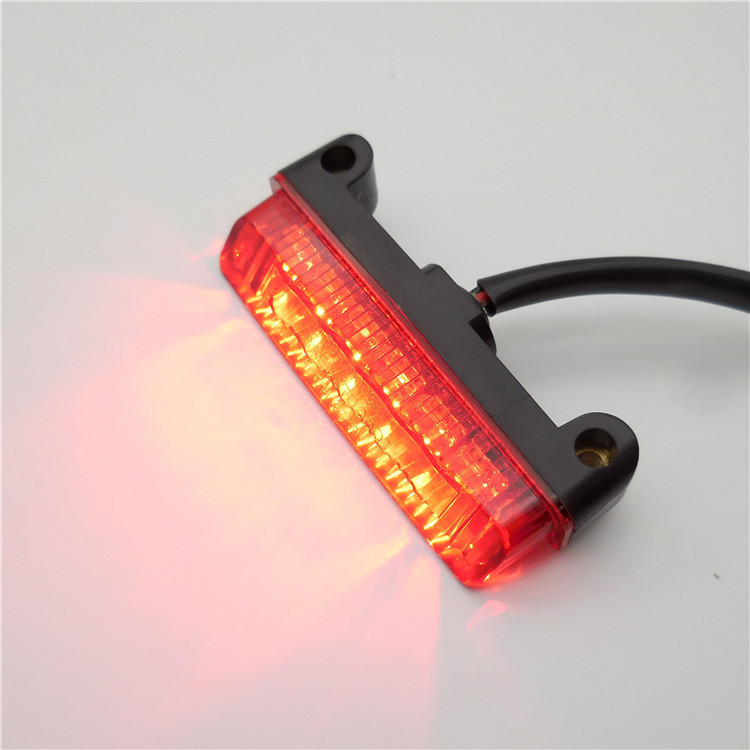 Ch-2059 European Cross-Border Motorcycle Led Rear Tail Light Off-Road Vehicle Electric Vehicle Modified Led Brake Light