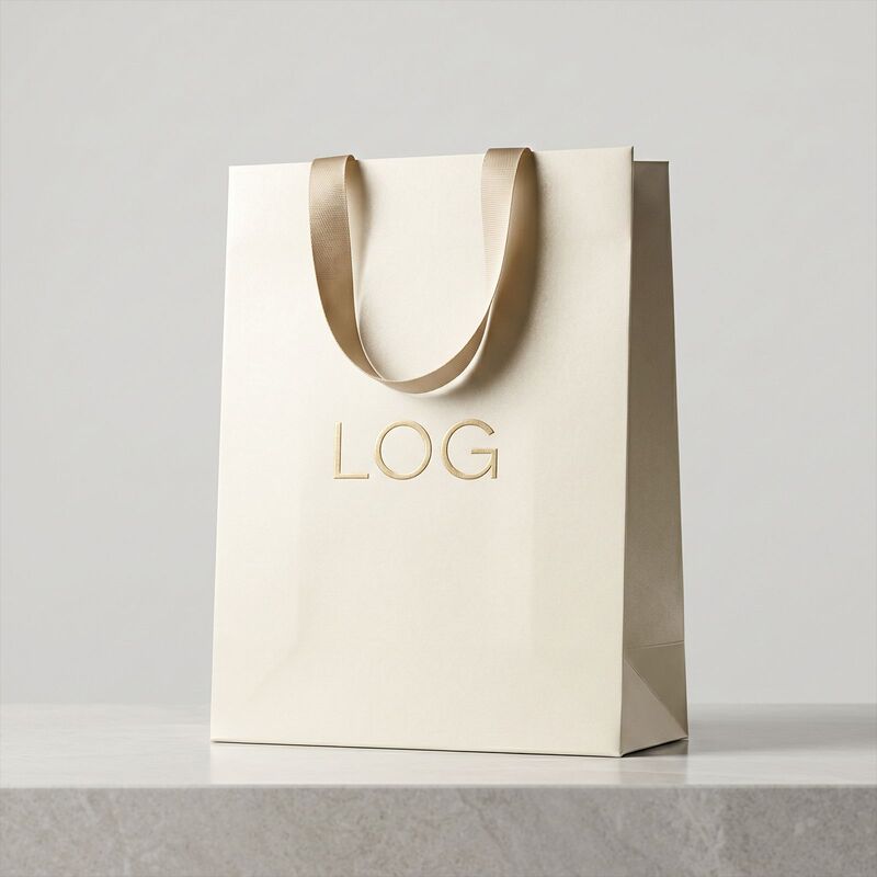 Women's Clothing Paper Bags, Custom-Made High-End Pearlescent Paper Handbags, Custom-Made Bags for Independent Designer Clothing Stores, Ready-To-Ship Bags